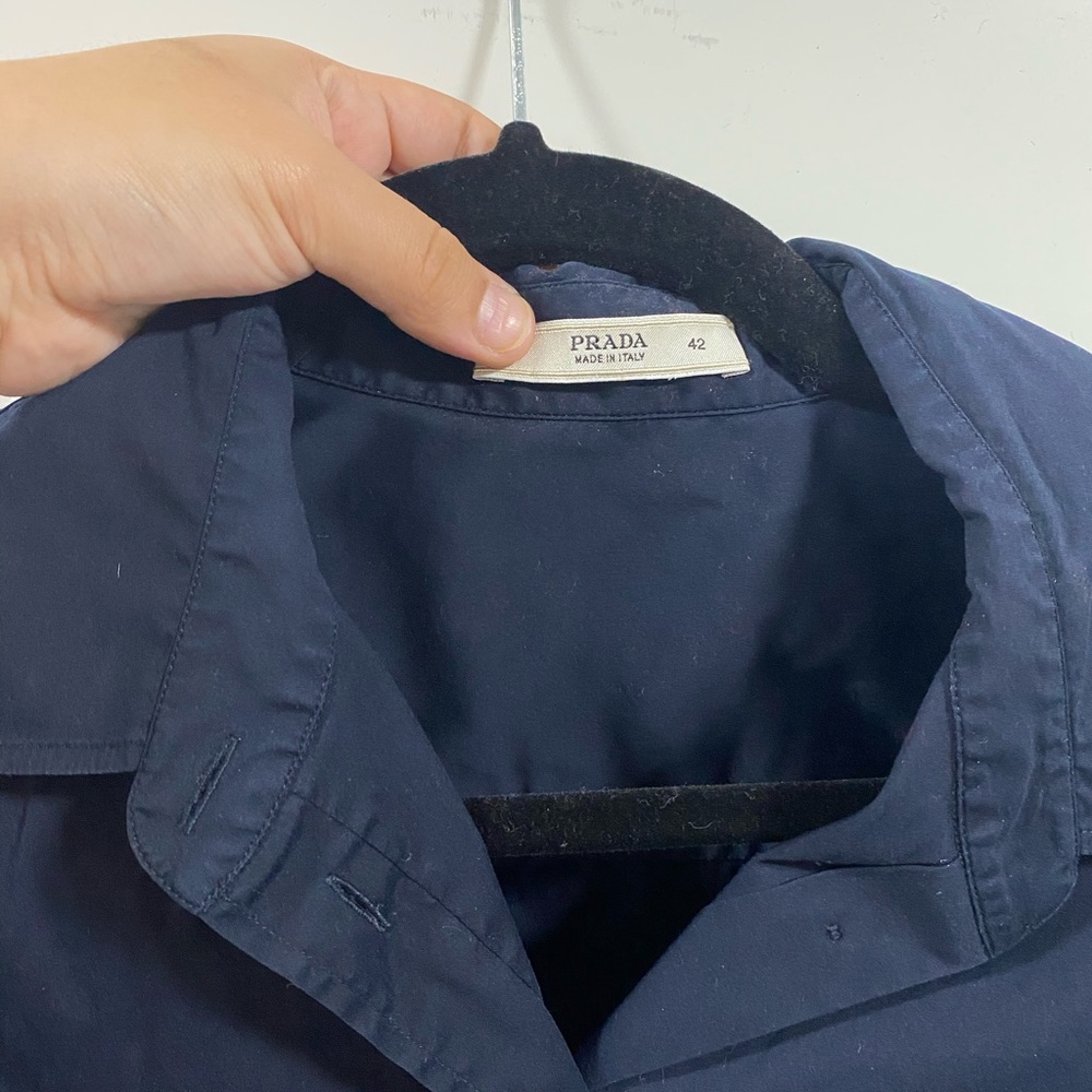 Prada Button Down Sleeveless Top